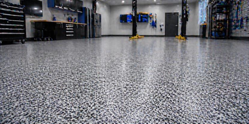 Non Slip Flake Epoxy Floor